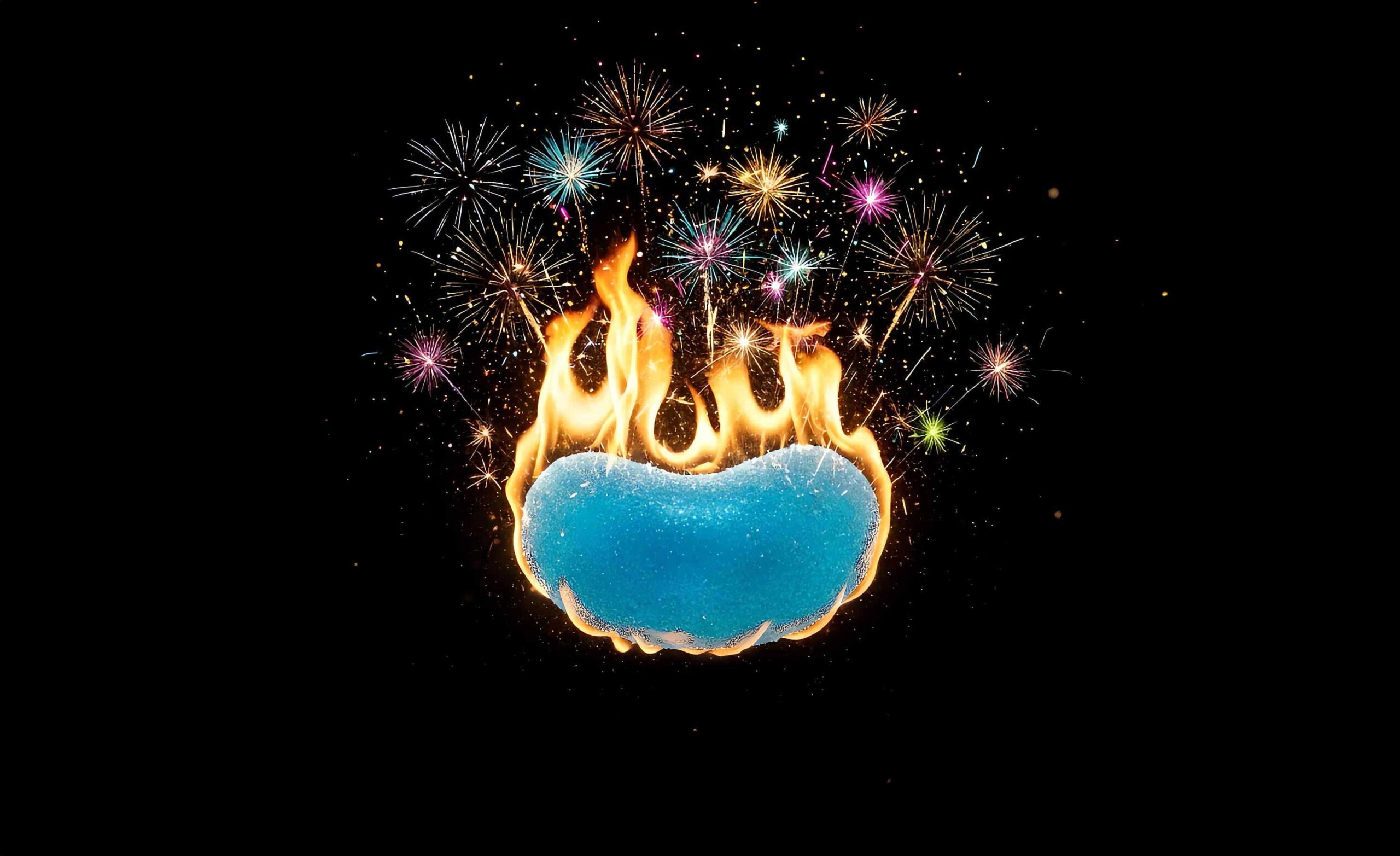 FND: I’m a Blue Jellybean on Fire – by Aspen